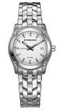 Buy Shop Burberry Heritage Check White Dial Silver Steel Strap Watch for Women - BU1853 USA Online