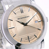 Buy Shop Burberry Heritage Collection Rose Gold Dial Silver Steel Strap Watch for Men - BU1352 USA Online