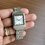 Buy Shop Burberry Heritage Diamond White Dial Silver Stainless Steel Strap Watch for Women - BU1583 USA Online