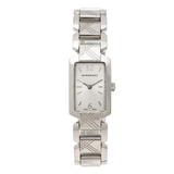 Buy Shop Burberry Heritage Quartz Silver Dial Silver Steel Strap Watch for Women - BU4211 USA Online
