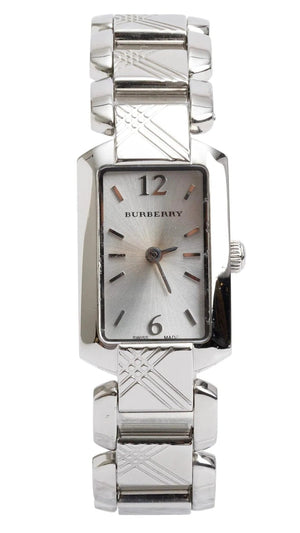 Buy Shop Burberry Heritage Quartz Silver Dial Silver Steel Strap Watch for Women - BU4211 USA Online