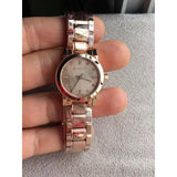 Buy Shop Burberry Heritage Rose Gold Dial Rose Gold Steel Strap Watch for Women - BU9215 USA Online