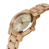 Buy Shop Burberry Heritage Rose Gold Dial Rose Gold Steel Strap Watch for Women - BU9215 USA Online
