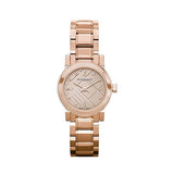 Buy Shop Burberry Heritage Rose Gold Dial Rose Gold Steel Strap Watch for Women - BU9215 USA Online