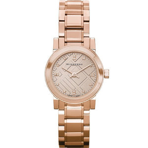 Buy Shop Burberry Heritage Rose Gold Dial Rose Gold Steel Strap Watch for Women - BU9215 USA Online