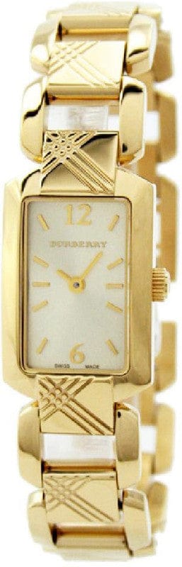 Buy Shop Burberry Heritage Silver Dial Brown Leather Strap Watch for Women - BU4213 USA Online