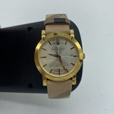 Buy Shop Burberry Heritage Silver Dial Leather Strap Watch for Women - BU1398 USA Online