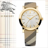 Buy Shop Burberry Heritage Silver Dial Leather Strap Watch for Women - BU1398 USA Online