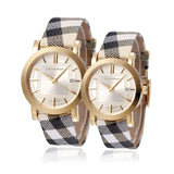 Buy Shop Burberry Heritage Silver Dial Leather Strap Watch for Women - BU1398 USA Online