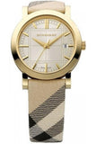 Buy Shop Burberry Heritage Silver Dial Leather Strap Watch for Women - BU1398 USA Online
