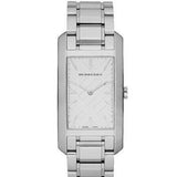 Buy Shop Burberry Heritage Silver Dial Silver Steel Strap Watch For Women - BU9400 USA Online