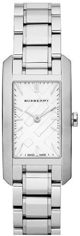 Buy Shop Burberry Heritage Silver Dial Silver Steel Strap Watch For Women - BU9500 USA Online