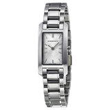 Buy Shop Burberry Heritage Quartz White Dial Silver Steel Strap Watch For Women - BU9600 USA Online