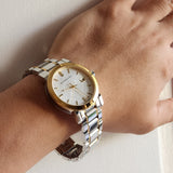 Buy Shop Burberry Heritage Silver Dial Two Tone Steel Strap Watch for Women - BU1857 USA Online