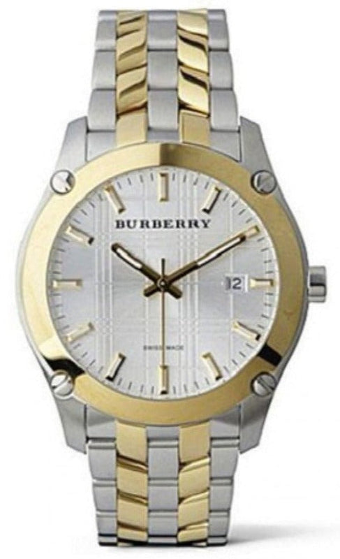 Buy Shop Burberry Heritage Silver Dial Two Tone Steel Strap Watch for Women - BU1857 USA Online