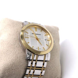 Buy Shop Burberry Heritage White Dial Two Tone Stainless Steel Strap Watch for Men - BU1358 USA Online