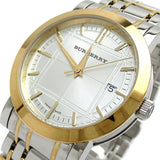 Buy Shop Burberry Heritage White Dial Two Tone Stainless Steel Strap Watch for Men - BU1358 USA Online