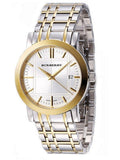 Buy Shop Burberry Heritage White Dial Two Tone Stainless Steel Strap Watch for Men - BU1358 USA Online