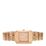 Buy Shop Burberry Nova Check Quartz Rose Gold Dial Rose Gold Steel Strap Watch for Women - BU1578 USA Online