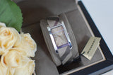 Buy Shop Burberry Nova Check Silver Dial Two Tone Leather Strap Watch For Women - BU9404 USA Online