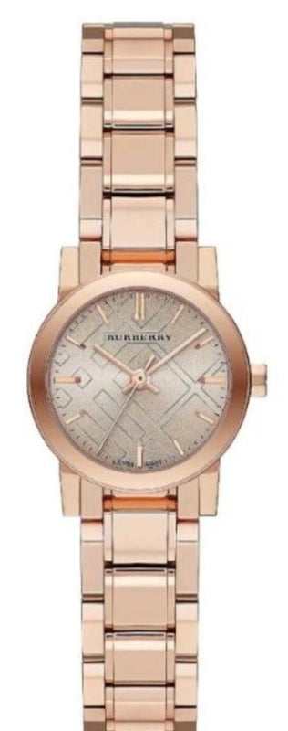 Buy Shop Burberry The City Nude Dial Rose Gold Steel Strap Watch for Women - BU9228 USA Online
