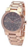 Buy Shop Burberry The City Grey Dial Rose Gold Steel Strap Watch for Men - BU9353 USA Online