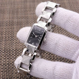 Buy Shop Burberry Signature Quartz Black Dial Silver Steel Strap Watch for Women - BU4210 USA Online