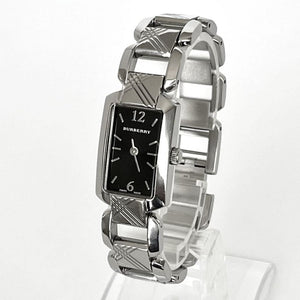 Buy Shop Burberry Signature Quartz Black Dial Silver Steel Strap Watch for Women - BU4210 USA Online