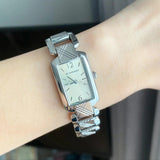 Buy Shop Burberry Signature Silver Dial Silver Steel Strap Watch for Women - BU4212 USA Online