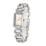Buy Shop Burberry Signature Silver Dial Silver Steel Strap Watch for Women - BU4212 USA Online