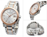 Buy Shop Burberry The City White Dial Two Tone Steel Strap Watch for Women - BU9105 USA Online