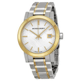 Buy Shop Burberry The City White Dial Two Tone Steel Strap Watch for Women - BU9115 USA Online