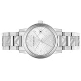 Buy Shop Burberry The City Silver Diamonds Dial Silver Steel Strap Watch for Women - BU9230 USA Online