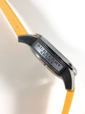 Buy Shop Burberry Sport Chronograph Grey Dial Yellow Rubber Strap Watch for Men - BU7712 USA Online
