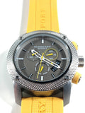 Buy Shop Burberry Sport Chronograph Grey Dial Yellow Rubber Strap Watch for Men - BU7712 USA Online