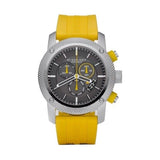 Buy Shop Burberry Sport Chronograph Grey Dial Yellow Rubber Strap Watch for Men - BU7712 USA Online