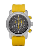 Buy Shop Burberry Sport Chronograph Grey Dial Yellow Rubber Strap Watch for Men - BU7712 USA Online
