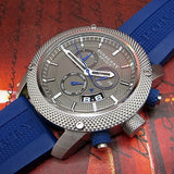 Buy Shop Burberry Sports Chronograph Black Dial Blue Rubber Strap Watch for Men - BU7714 USA Online