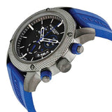 Buy Shop Burberry Sports Chronograph Black Dial Blue Rubber Strap Watch for Men - BU7714 USA Online