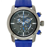 Buy Shop Burberry Sports Chronograph Black Dial Blue Rubber Strap Watch for Men - BU7714 USA Online