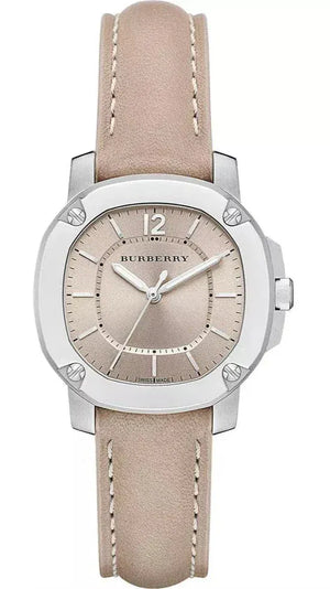 Buy Shop Burberry The Britain Brown Dial Brown Leather Strap Watch for Women - BBY1700 USA Online