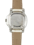 Buy Shop Burberry The Britain Diamonds Mother of Pearl Dial White Leather Strap Watch for Women - BBY1800 USA Online