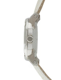 Buy Shop Burberry The Britain Diamonds Mother of Pearl Dial White Leather Strap Watch for Women - BBY1800 USA Online