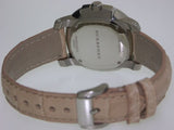 Buy Shop Burberry The Britain Diamonds Pink Dial Pink Leather Strap Watch for Women - BBY1802 USA Online