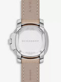 Buy Shop Burberry The Britain Diamonds Pink Dial Pink Leather Strap Watch for Women - BBY1802 USA Online