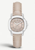 Buy Shop Burberry The Britain Diamonds Pink Dial Pink Leather Strap Watch for Women - BBY1802 USA Online