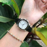 Buy Shop Burberry The Britain Diamonds White Dial Black Leather Strap Watch for Women - BBY1806 USA Online