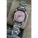 Buy Shop Burberry The Britain Pink Dial Silver Steel Strap Watch for Women - BBY1704 USA Online