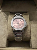 Buy Shop Burberry The Britain Pink Dial Silver Steel Strap Watch for Women - BBY1704 USA Online