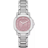 Buy Shop Burberry The Britain Pink Dial Silver Steel Strap Watch for Women - BBY1704 USA Online